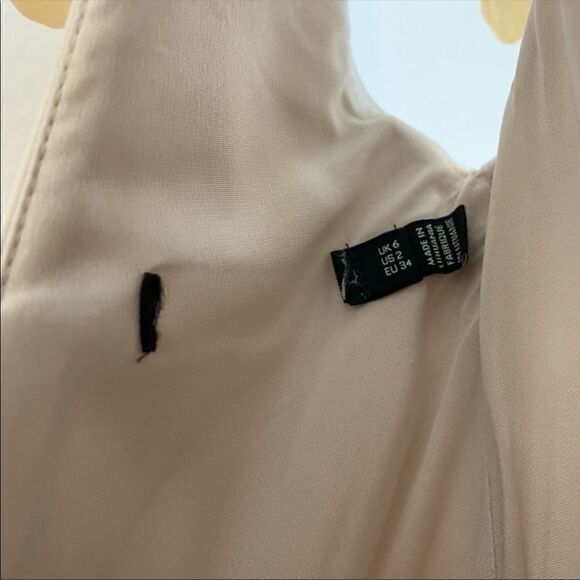 Karen millen champagne satin wrap pencil dress 2 - Picture 5 of 7